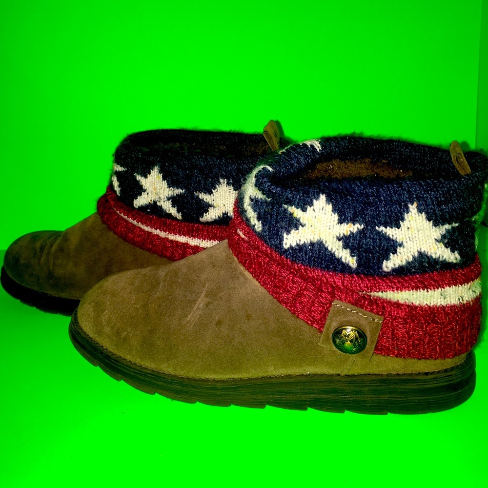 Mukluk ankle boots